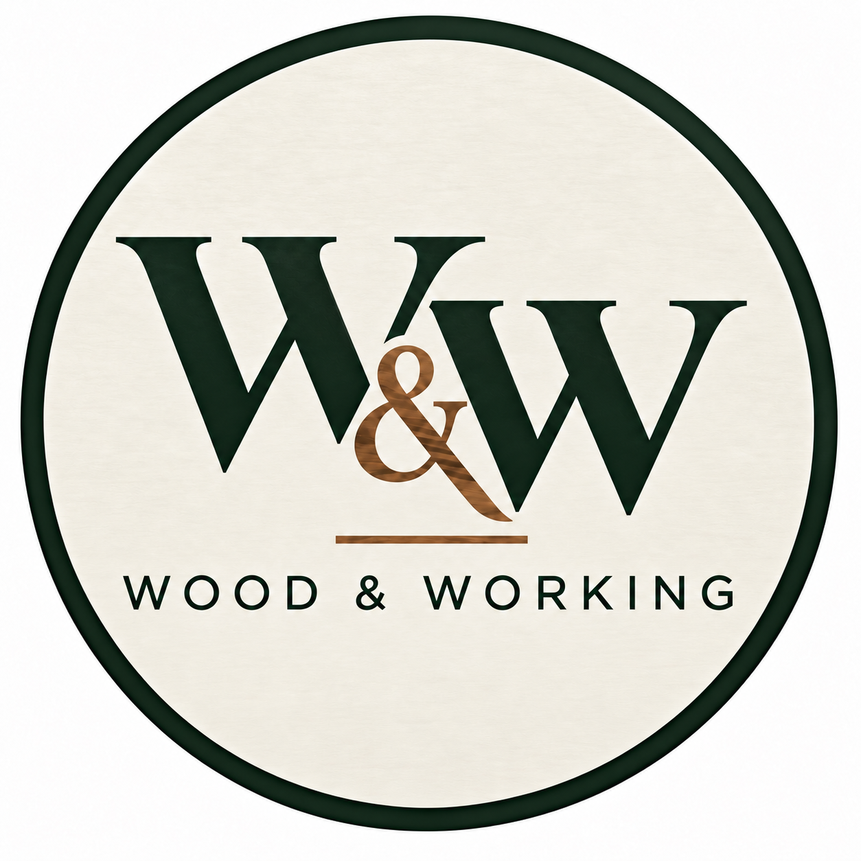 Wood & Working circular logo